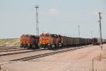 BNSF 6322 and 6729 in Guernsey Yard